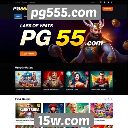 Experiência do usuário no site pg555.com